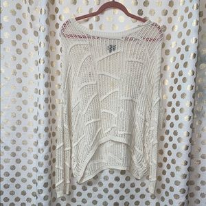 Urban Outfitters Sparkle & Fade white sweater